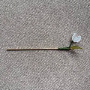 Hairpins, long for thicker hair.